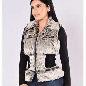 New fashion nova fur vest